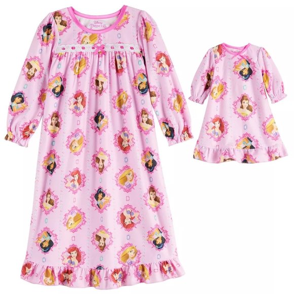 Disney Pajamas Toddler Girl Disneys Princess Nightgown With